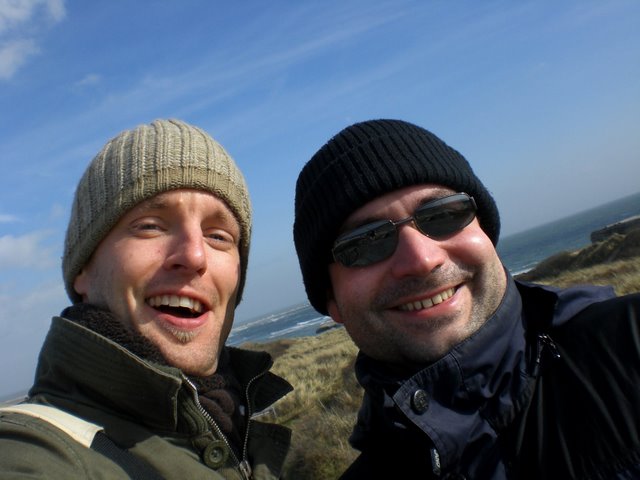Peter Dolog and Karsten Jahn at the Seaside